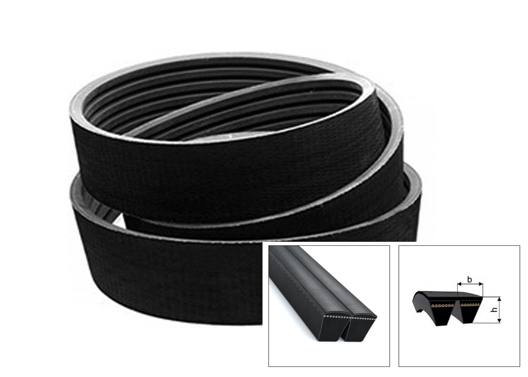 Ремені багаторучейкові вузького профілю SPZ; SPA; SPB; SPC 3V; 5V; 8V